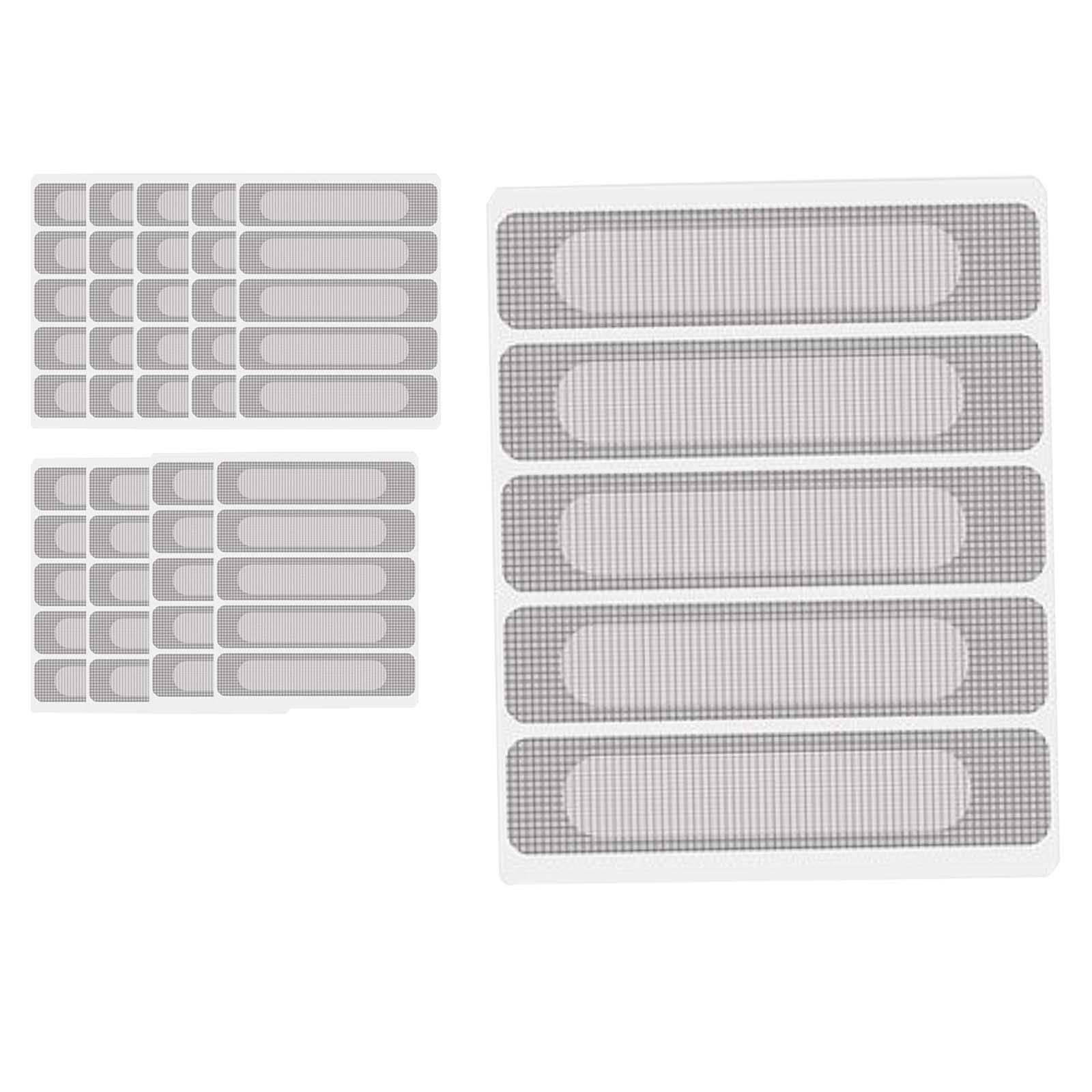 Magideal - 10 Hojas De Parches De Reparación De Vidrio De Ventana, Pegatinas Fáciles De Usar, Reparación De Agujeros, Reparación De Grietas, Red De Cobertura Dur