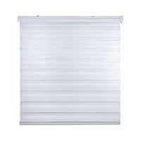 Genérico - Cortina Roller Duo Zebra Día Y Noche 100 X 200 Blanca