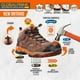 thumbnail image 4 of Zapatilla de Seguridad New Ontario cafe 45, 4 of 8