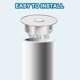 thumbnail image 4 of Uxcell Tapa de Agujero de Chimenea, 83mm(3.3") Ajustable en Hermeticidad Tapa Redonda de Acero Inoxidable para Agujero de Conducto Tapa de Tubo de Estufa con Tapa de Agujero Removible, 4 of 5