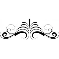 Rienda Libre Graphics - Decomural Oriental Swirl Embellishment Floral Ws-18138