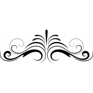 Rienda Libre Graphics - Decomural Oriental Swirl Embellishment Floral Ws-18138