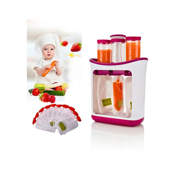 Dispensador De Zumo Empacador De Colados Papilla Bebes