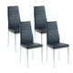 thumbnail image 1 of Pack de 4 Sillas Dining Liana con patas cromadas - Negras, 1 of 4