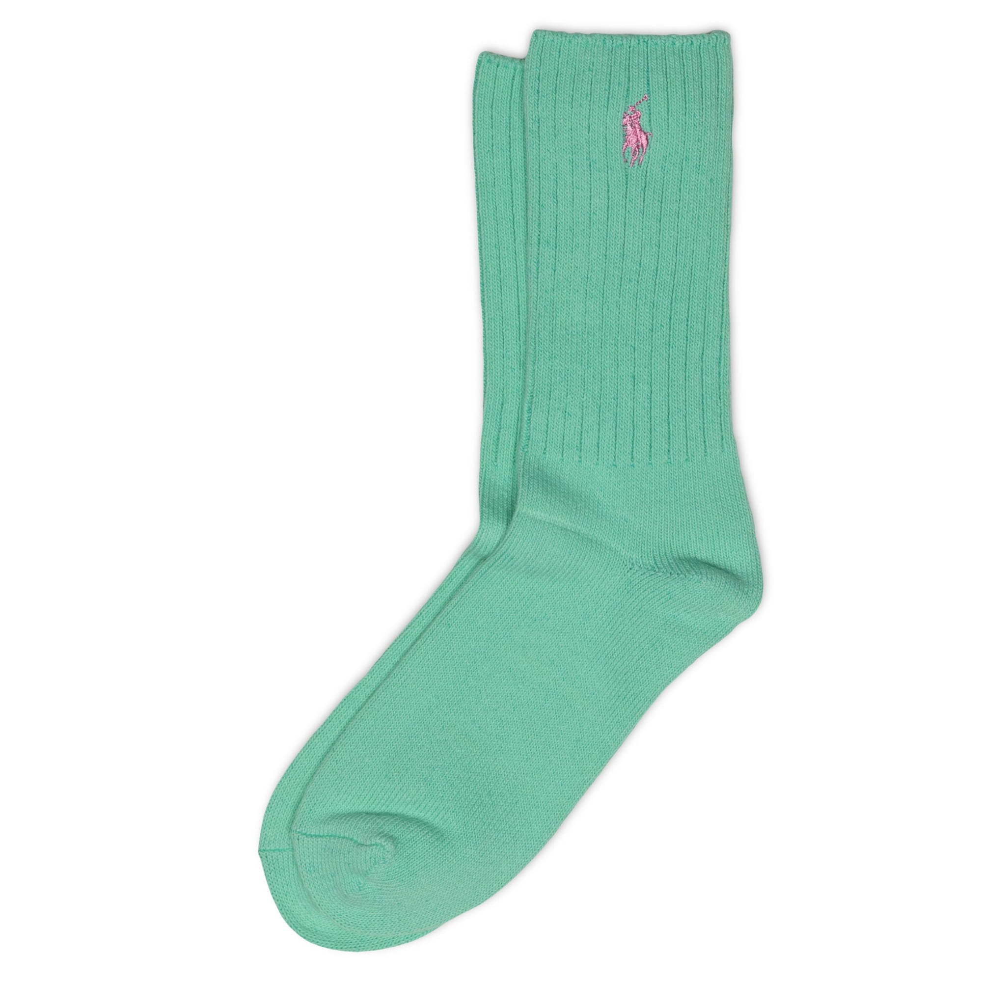 Calcetines Polo Ralph Lauren Básicos Casuales De Color Verde Redondo Para Mujer De 4 A 10