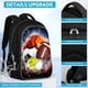 thumbnail image 2 of Mochila escolar TILYTADLY 44 x 14 x 30 cm para niños de gran capacidad, 2 of 7