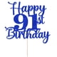 thumbnail image 2 of Decoración de fiesta de cumpleaños número 91 de Kaoenla para tartas, 2 of 8