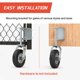thumbnail image 4 of Rueda de puerta Nordstrand Heavy Duty de 8 pulgadas para madera o metal, 4 of 6
