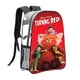 thumbnail image 1 of RedMochila transparente temática, resistente y duradera, bolsa see-through para trabajo, deporte, universidad y viaje, 31 × 43 cm, 1 of 6