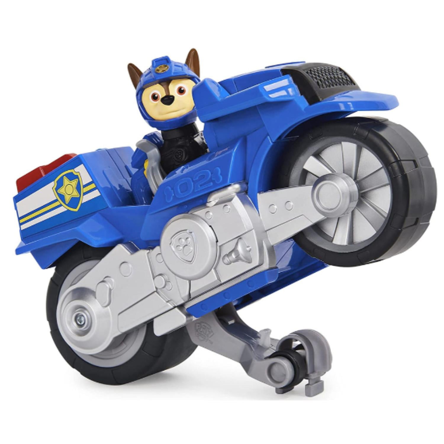Nickelodeon - Juguete Chase Moto Azul Fricción Paw Patrol