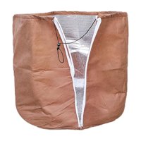 Magideal - Funda Protectora Invernal Para Plantas, Flores, Protector Para Arbustos, Resistente A Las Heladas, Con Cordón Y Cremallera, Reutilizable, Protección 40Cm X 40Cm