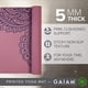 thumbnail image 2 of Tapete de yoga Gaiam Premium Print antideslizante de 5 mm, Paisley Tropical, 2 of 5