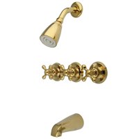 Grifo Para Bañera Y Ducha Kingston Brass Kb232Ax, Latón Pulido