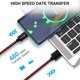 thumbnail image 3 of Cable USB C trenzado Cleefun, paquete de 5 unidades [3/3/2/2/3 m], carga rápida, 3 of 8