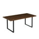 thumbnail image 2 of Mesa Rectangular Ámbar Oscuro 160X90 | Estilo Industrial, 2 of 5