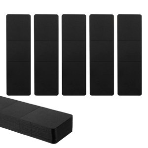 Magideal - 50 Uds. Marcapáginas De Papel Kraft, Mangas Para Marcapáginas, Etiqueta De Regalo, Marcadores De Libros De Lectura Para Fabricación De Joyas, , Negro