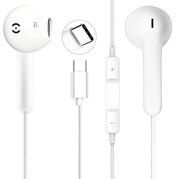 Audífonos USB-C con cable OURWORTL para iPhone 17/16 Plus/15 Pro Max