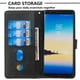 thumbnail image 5 of Funda con Cremallera para Samsung Galaxy Note 8, Carcasa Cartera de Cuero PU con Soporte y Tarjetero, 5 of 5