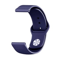 Genérico - Correa Sport Compatible Samsung Watch Active 1/2 Azul Oscuro 20Mm