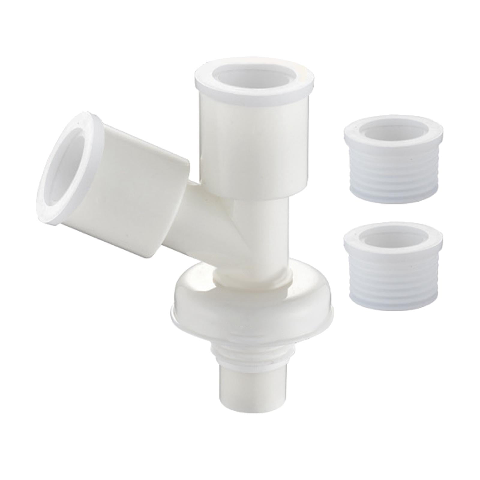 Magideal - Adaptador De Drenaje De Piso Conector De Manguera Fregona Tubo De Piscina Fregaderos Conector De Tubería En Y Prevención De Olores Lavadora Portátil R C