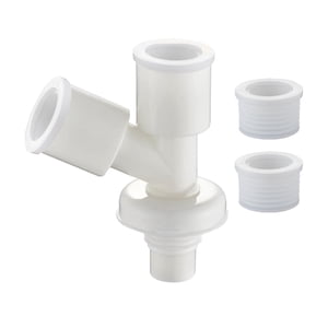 Magideal - Adaptador De Drenaje De Piso Conector De Manguera Fregona Tubo De Piscina Fregaderos Conector De Tubería En Y Prevención De Olores Lavadora Portátil R C