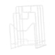 thumbnail image 5 of Soporte de tablero de corte, organizador de tableros de corte, soporte de tapa de sartén, soporte de utensilios de cocina para placas, tapas de sartén blanco, 5 of 5