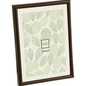 Vgo - Marco 20X30 Cm Plástico Simil Madera