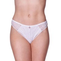 Baziani - Calzón Bikini Encaje 20470 Blanco M