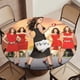 thumbnail image 5 of Mujeres Desesperadas theme Fitted Round Tablecloths Elastic Edged Table Covers Waterproof Table Cloth For Kitchen Holiday Party Tables Decor 150cm, 5 of 6