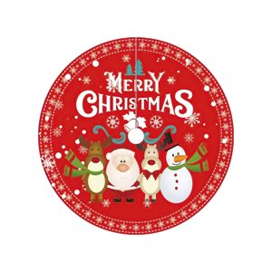 Bothyi - Falda De Árbol De Navidad Suave Feliz Navidad Adorno De Árbol De Navidad Para Interior Estilo A