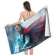 thumbnail image 4 of Thor Toalla de playa de secado rápido con diseño temático, regalo para mujeres y niñas, ideal para cumpleaños, fans, amantes de la música, uso en la playa o al aire libre, 78 × 180 cm, 4 of 6