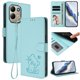 thumbnail image 2 of Xiaomi Redmi 17 4G/5G Funda Billetera con Estampado de Gato, Verde Claro, 2 of 6