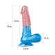 thumbnail image 3 of Consolador Realístico Bicolor Dazzle Studs 19 cm Lovetoy, 3 of 6