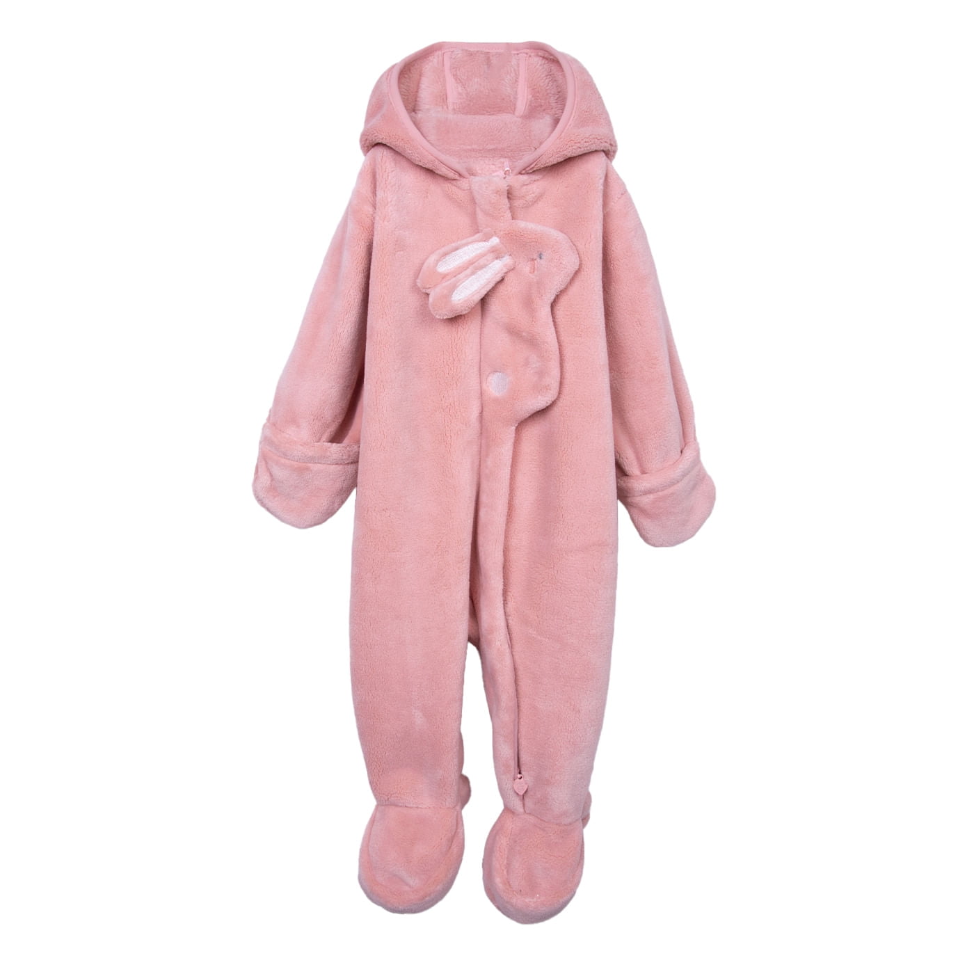 Pillin - Osito Bebé Niña Térmico Con Cierre Conejita Rosado