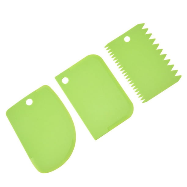 Raspador de pasteles, alisador de pasteles, raspador de masa, tazón, raspador, cortador, raspador de glaseado para pasteles, herramienta para alisar