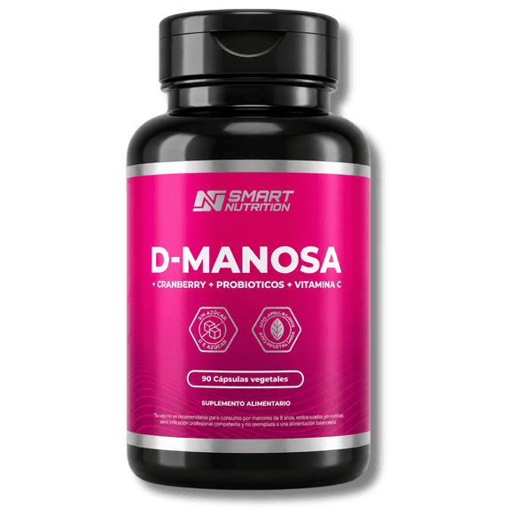 D-Manosa + Cranberry + Probióticos + Vitamina C | Apoyo Completo Urinario