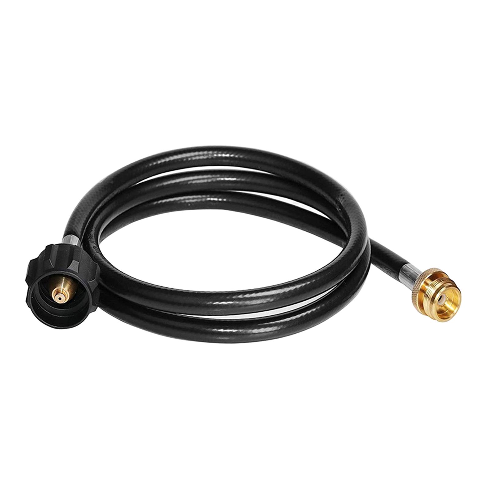 Magideal - Manguera Con Adaptador, Conexión Para Tanque De Gas, Acoplamiento Para Tanque De Cilindro, Manguera Adaptadora Para Tanque Para Cocinar, Senderismo, P 6 Pies