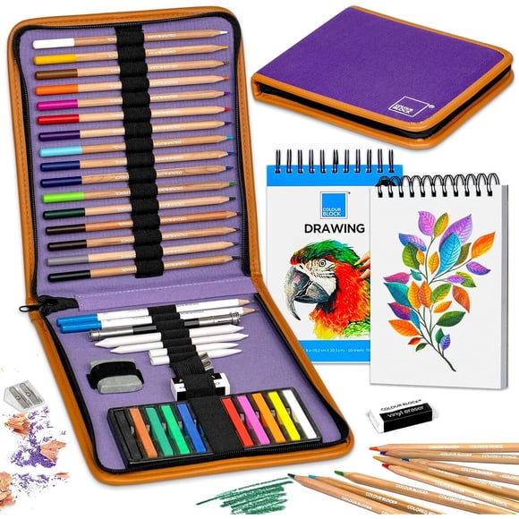 Set de Dibujo Colour Block 40 Piezas Estuche