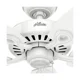 thumbnail image 4 of Pack X2 Ventilador De Techo Hunter Builder Elite Blanco 52, 4 of 6