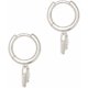 thumbnail image 2 of Aros Kendra Scott Ari Heart Huggie Rhodium Ivory Mother Of Pearl, 2 of 2
