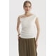 thumbnail image 1 of Polera Mujer Pabilo Escote Asimétrico Crudo, 1 of 4