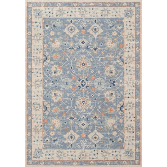 Alfombra Momeni Anatolia azul 60 cm x 90 cm