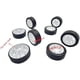 thumbnail image 3 of Ruedas Auto Juguete URIMPAVIDO 30mm Goma 8PCS para RC, 3 of 3