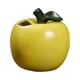 thumbnail image 1 of Jarrón De Cerámica Con Forma De Fruta Organizador De Chimenea Para Oficina Florero De Propagación Manzana Verde, 1 of 5