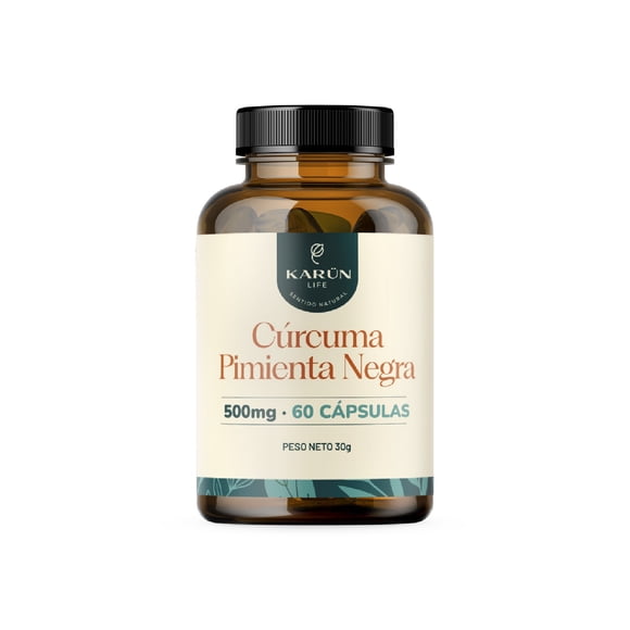 Cúrcuma Pimienta 60 Cap Karun Life