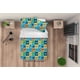 thumbnail image 2 of 3D Cartoon Colorful Lattice Ocean Shark Whale Dolphin Fish Pattern Funda de edredón, 2 of 3