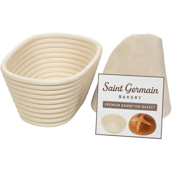 Saint Germain Bakery 10-Inch Oval Banneton Proofing Basket
