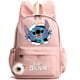 thumbnail image 1 of MINISO Disney Lilo Stitch Backpack for Girl Boy Student Teenager Children Rucksack Women kawaii Cartoon School Bag Mochila, 1 of 3