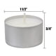 thumbnail image 4 of Velas de té Stonebriar, blancas, sin perfume, 100 unidades, 4 of 6
