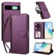 thumbnail image 2 of Funda con Billetera para [Google Pixel 8A] con Bolsillo Zipper y Tarjetero Violeta, 2 of 6